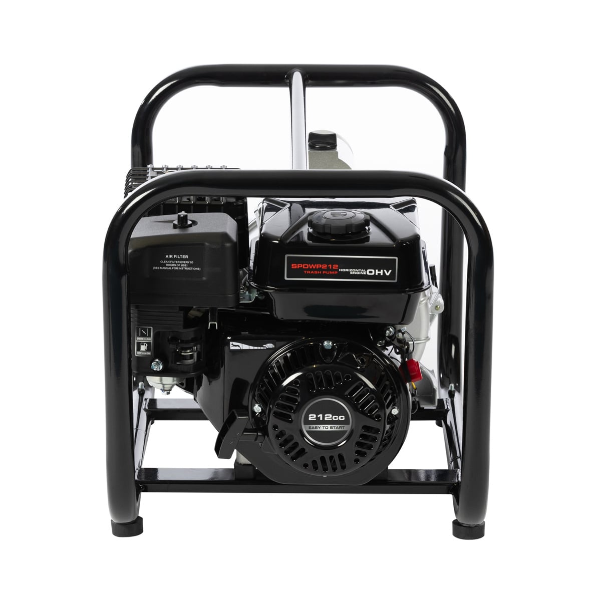 SGS 212cc Petrol Dirty Water Pump - 3 Inch / 80mm Suction & Discharge - 4 Stroke